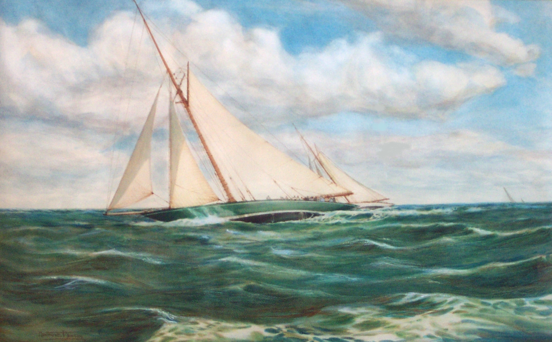 Shamrock Under Sail [1899]