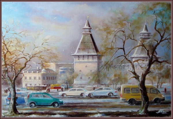 Астраханские пейзажи художника Юрия Анискина (46 фото)
