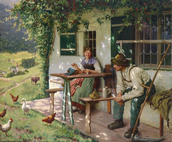 Немецкий художник Emil Rau (1858- 1937) (28 работ)