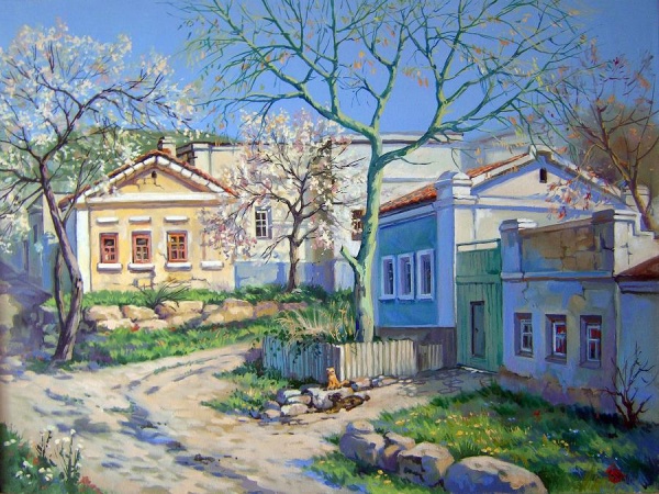 Крымские пейзажи Татьяны Сопиной (22 фото)