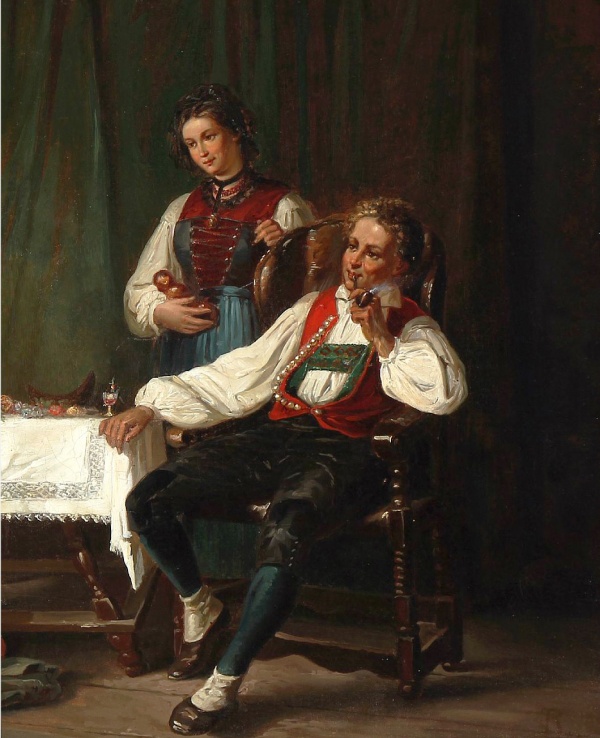 Художник Vilhelm Jakob Rosenstand (Danish 1838-1915) (19 работ)