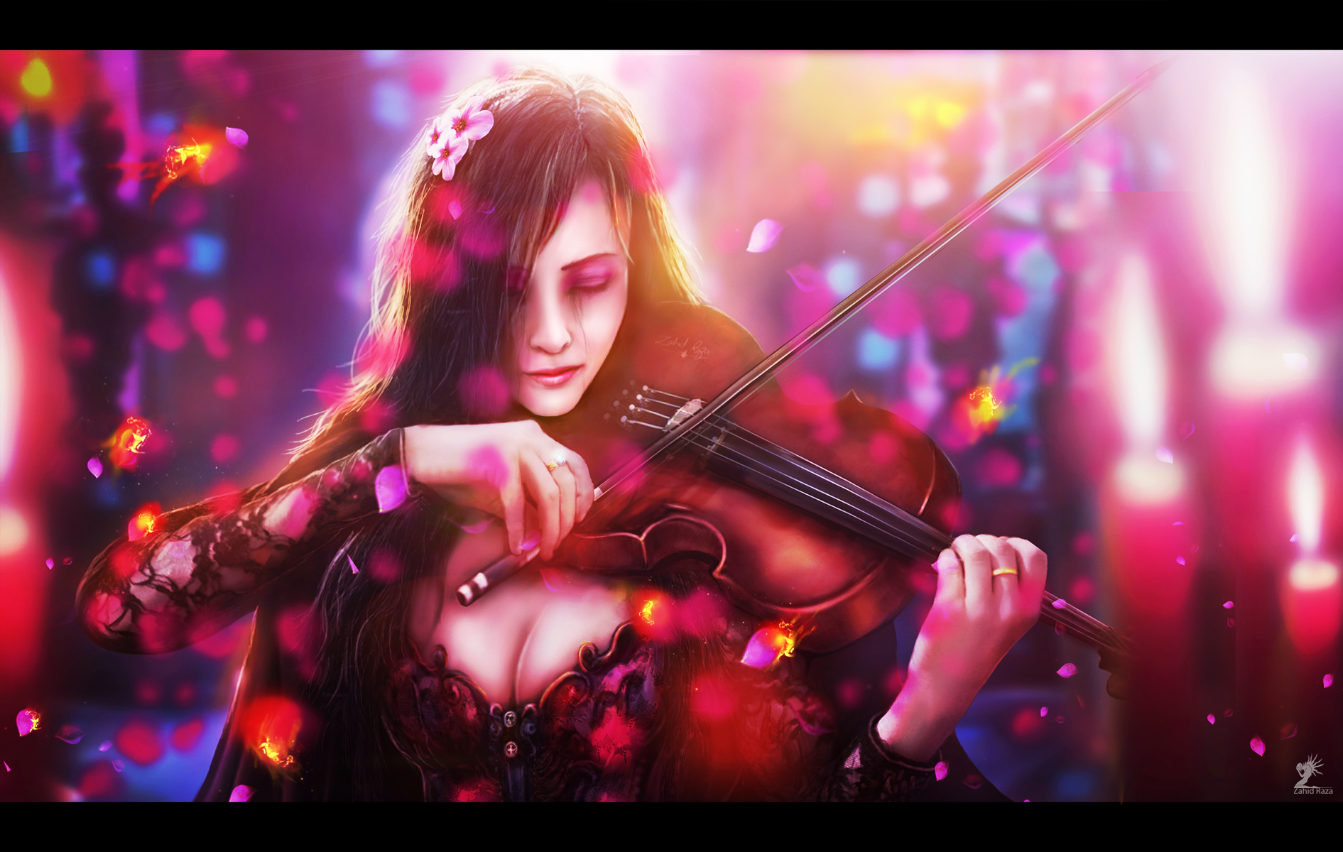 Найти красивейшую музыку. Музыкант скрипач арт фэнтези. Девушки со скрипкой. Девушка со скрипкой арт. Девушка с музыкальным инструментом.