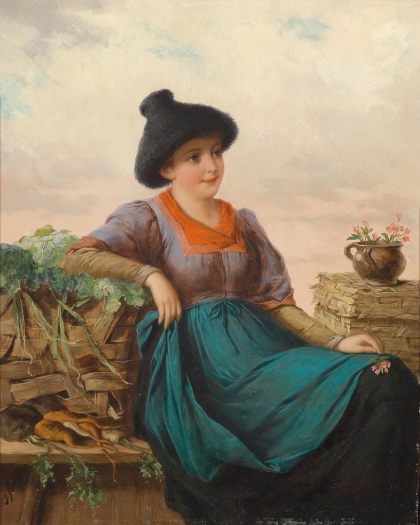 Австрийский художник Josef Buche (Austrian,1848-1917)