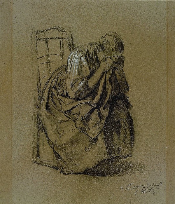 Художник Benjamin Vautier (Swiss, 1829-1898)