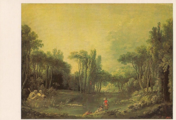Набор открыток - Французская живопись XVIII века. Государственный эрмитаж (30 фото)
