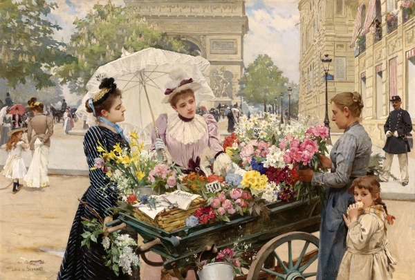 Французский художник Louis Marie de Schryver (French, 1862-1942) (31 фото)