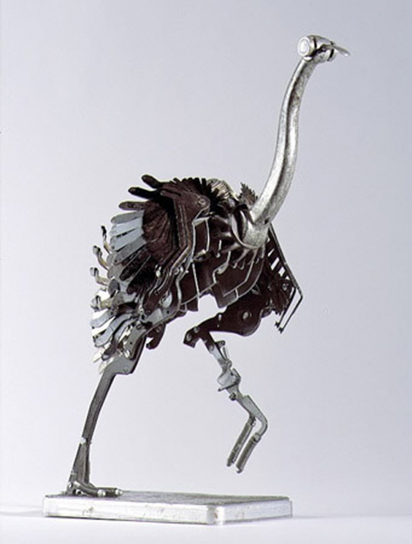 Животные из металлолома от Edouard Martinet (82 фото)