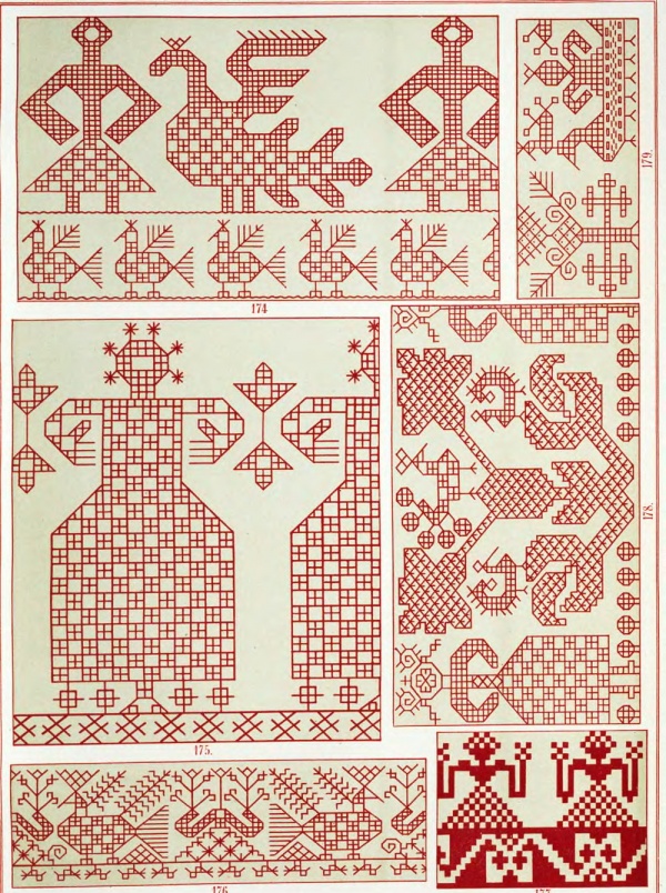 Русские народные орнаменты - вышивание (39 фото)